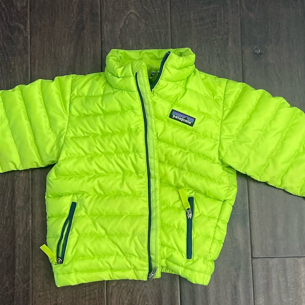 Patagonia Vibrant Lime Puffer Jacket